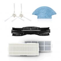 360 S7 Robot Vacuum Cleaner Accessories Combo Side Brushes HEPA Filter Main Brush Mop Cloth 