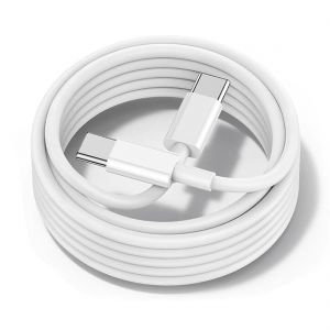 Samsung 25W Original Type-C to Type-C Cable (1M, White) Fast Charging & High-Speed Data Transfer for Galaxy S25/S24/S23/S22, Ultra/Plus/FE & All USB-C Devices