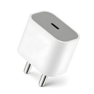 20W Type-C PD Fast Charger Adapter, MFI Certified Power Adapter Compatible with iPhone 17/16/15/14/13/12/11/X/XR/SE Series & for all other Type C To C Smartphones - 1 Year Warranty